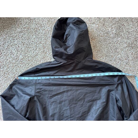 MEMBERS ONLY  1/2 zip Jacket/coat size Lg, Black; Windbreaker, Pullover, Hooded - Picture 9 of 11